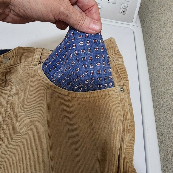 Cremieux Corduroy Pants Men's 38x29 Tan Brown Cotton 38 X 29 - Picture 9 of 11